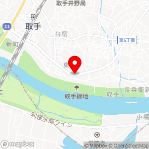 ファミリーマート 取手東四丁目店の地図