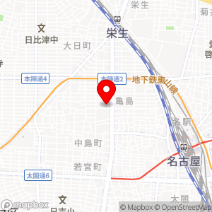 ヤマナカ 則武店の地図