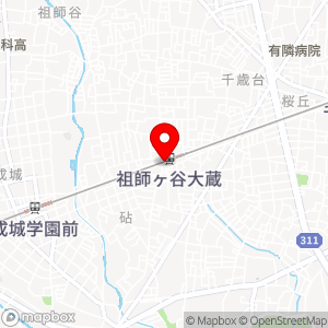 ファミリーマート 祖師ヶ谷大蔵駅前店の地図
