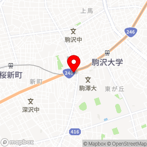 西友 駒沢店の地図