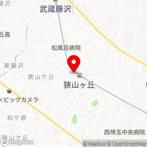 Big-A 所沢狭山ケ丘店の地図