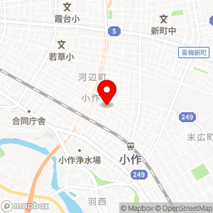 タイムズ 若草薬局駐車場の地図