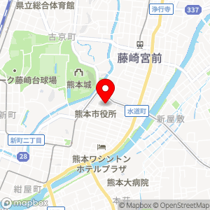ローソン 熊本手取本町店の地図