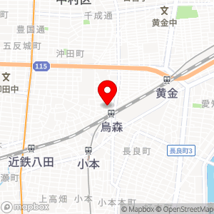 エイブルパーキング 烏森1丁目の地図