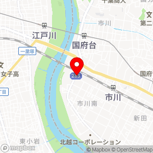 デイリーヤマザキ 市川南3丁目店の地図