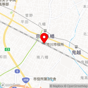 クイーンズ伊勢丹 本八幡店の地図