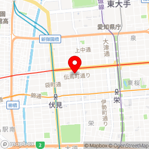 三井のリパーク 錦第25の地図
