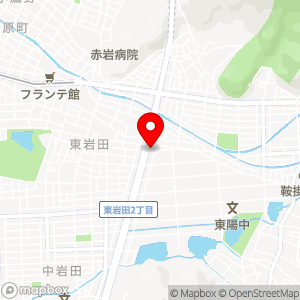 ファミリーマート 豊橋東岩田二丁目店の地図