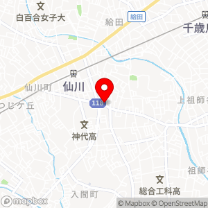 セブンイレブン 調布仙川1丁目の地図