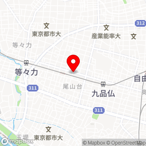 三井のリパーク 等々力5丁目第2の地図
