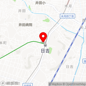 ファミリーマート 横浜日吉中央通り店の地図