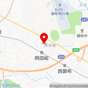 タイムズ 華屋与兵衛飛田給店の地図