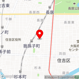 ローソン 住吉我孫子二丁目店の地図
