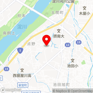 セブン-イレブン 寝屋川点野3丁目店の地図