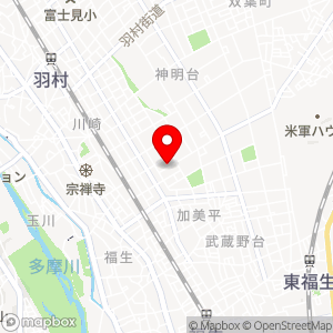 マンスリー福生加美平駐車場の地図