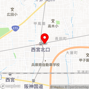 ローソン 阪急西宮北口駅前店の地図