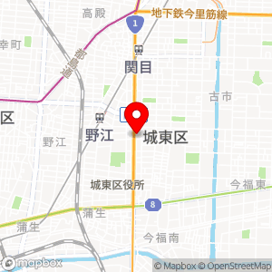 パークネット 関目1丁目の地図