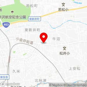 三井のリパーク 所沢上安松の地図