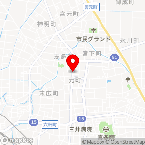 ファミリーマート 川越元町札の辻店の地図