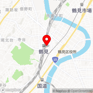 コインパーク CIAL鶴見の地図