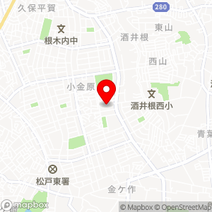 ナビパーク 小金原第2の地図