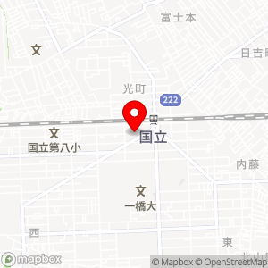 三井のリパーク 国立中1丁目第3の地図