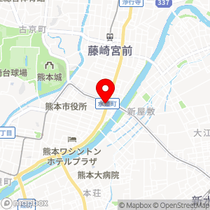 ファミリーマート 熊本水道町店の地図