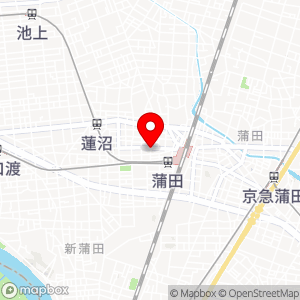 ローソン 西鉄イン蒲田の地図