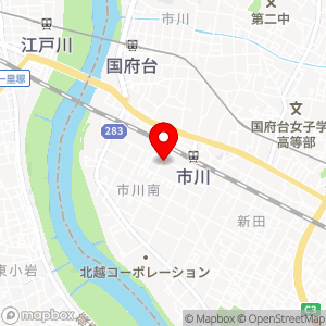 ファミリーマート 市川駅西店の地図