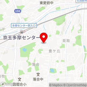 コインパーク 多摩落合1丁目の地図