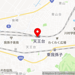 ファミリーマート 天王台駅南口店の地図