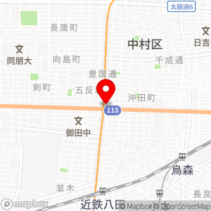 デイリーヤマザキ 岩塚駅店の地図