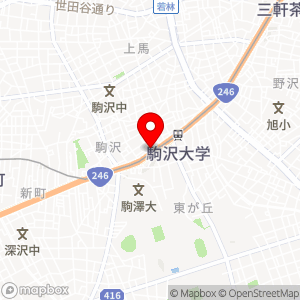 ローソン 世田谷駒沢二丁目店の地図
