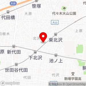 下北沢第２駐車場の地図