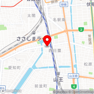 名鉄協商パーキング 運河通1丁目の地図