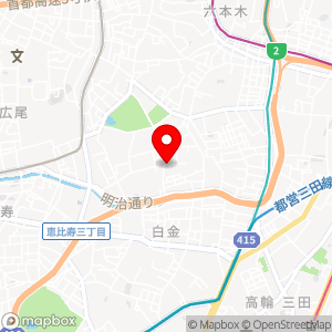 GSパーク 南麻布三丁目の地図
