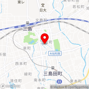 ファミリーマート 三島芝本町店の地図