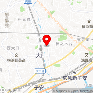 ファミリーマート 横浜神之木町店の地図
