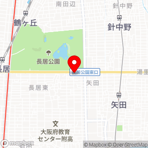 ローソン 長居公園南店の地図