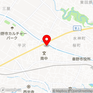 コナカ秦野店駐車場の地図