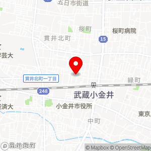 三井のリパーク 小金井本町5丁目第3の地図