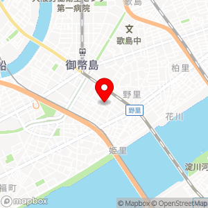 キョウテク 姫里2丁目パーキングの地図