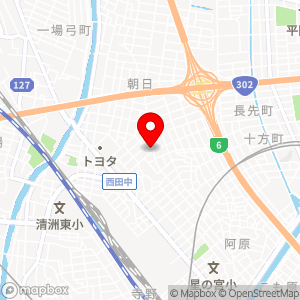 せんたくウサギ 長堀店の地図