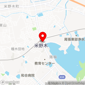 三井のリパーク 米野木駅前の地図