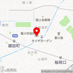 ローソン 豊川市役所東店の地図