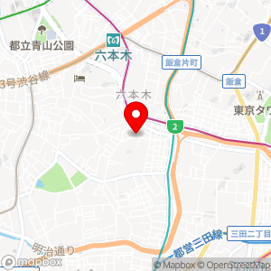 エコロパーク 麻布十番第1の地図