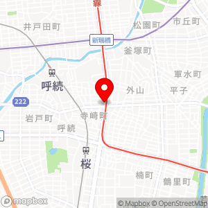 サンエース 新郊通店の地図