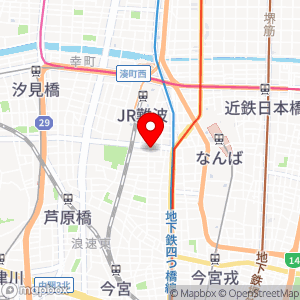 ミニストップ 青葉堂浪速元町店の地図