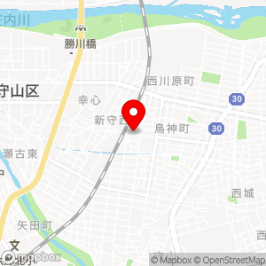 三井のリパーク 新守山駅前の地図