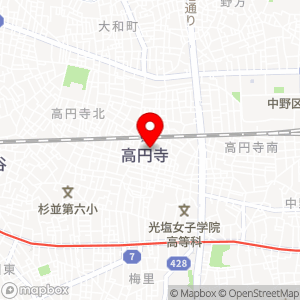 セブン-イレブン 高円寺南4丁目店の地図